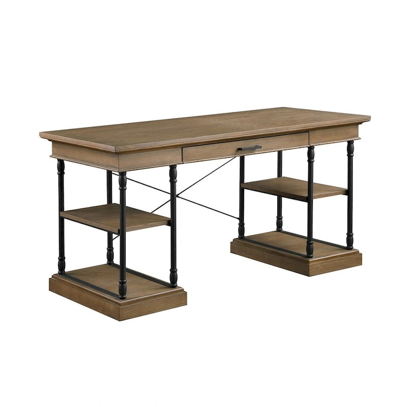 Bureau d'ordinateur/écriture en bois 1 tiroir Corvus Ursula 59