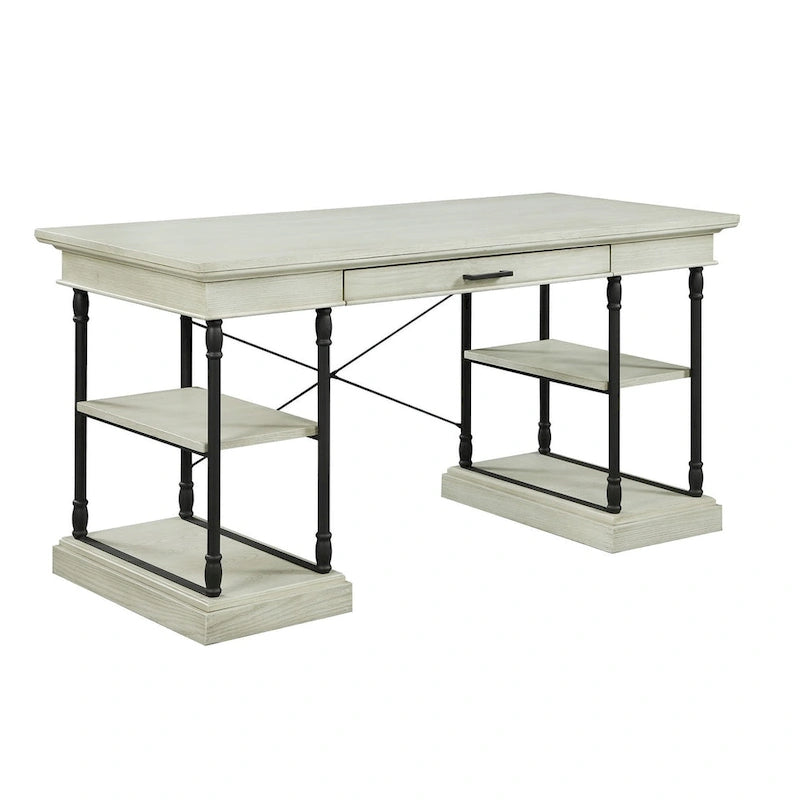 Bureau d'ordinateur/écriture en bois 1 tiroir Corvus Ursula 59