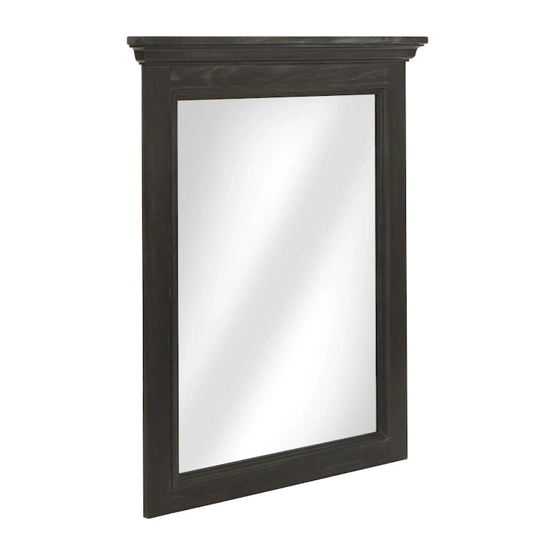 Ensemble de chambre King size « Farmhouse Basics » avec 2 tables de chevet, 1 commode et 1 miroir