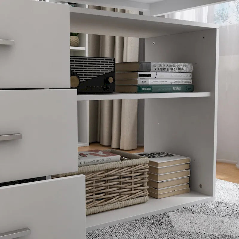 55.1L 41.3P Bureau d'angle de direction Timechee Poste de travail informatique