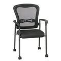 Chaise visiteur avec dossier respirant et support lombaire intégré