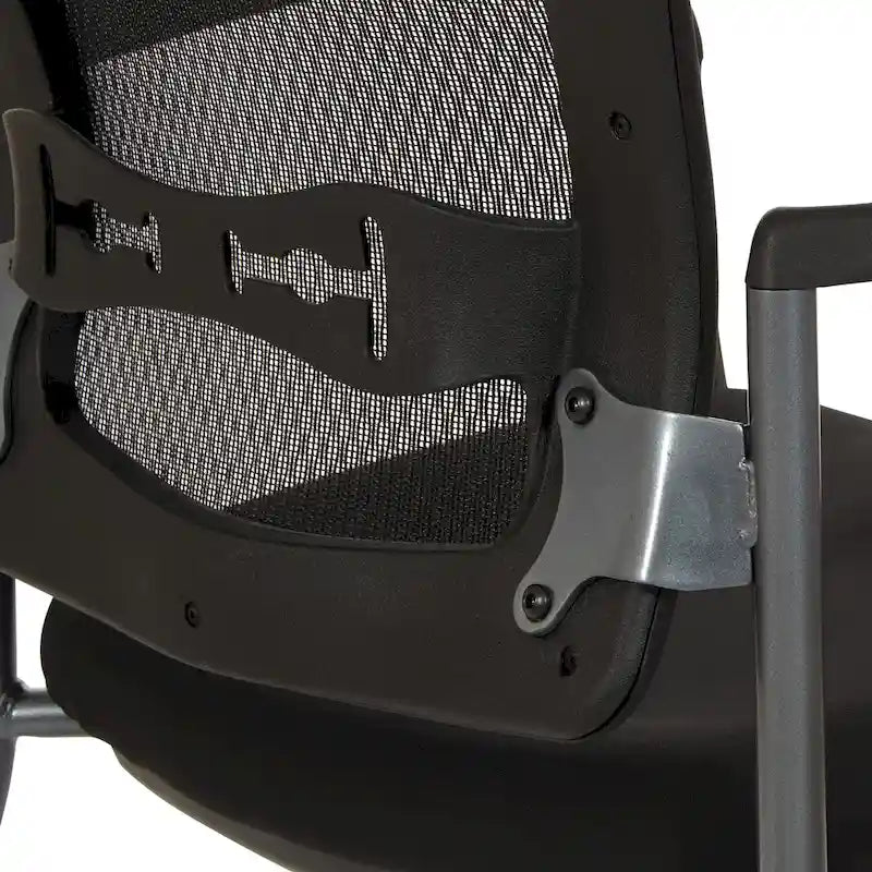 Chaise visiteur avec dossier respirant et support lombaire intégré