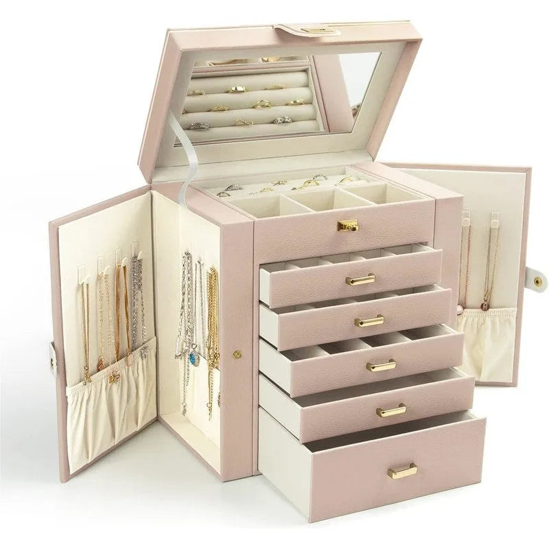 Jewelry Box for Women - 6.8D x 10.6W x 11.4H