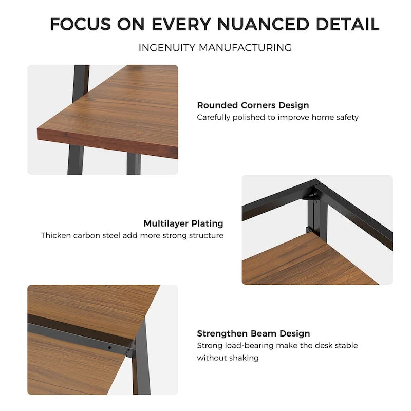 Bureau pliable sans assemblage Eureka Ergonomic