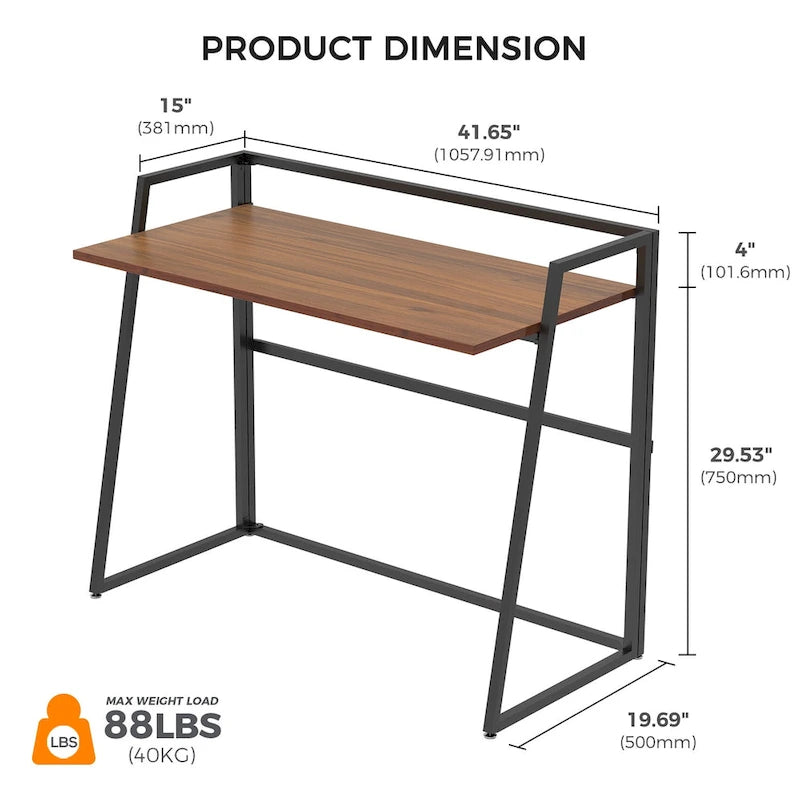 Bureau pliable sans assemblage Eureka Ergonomic