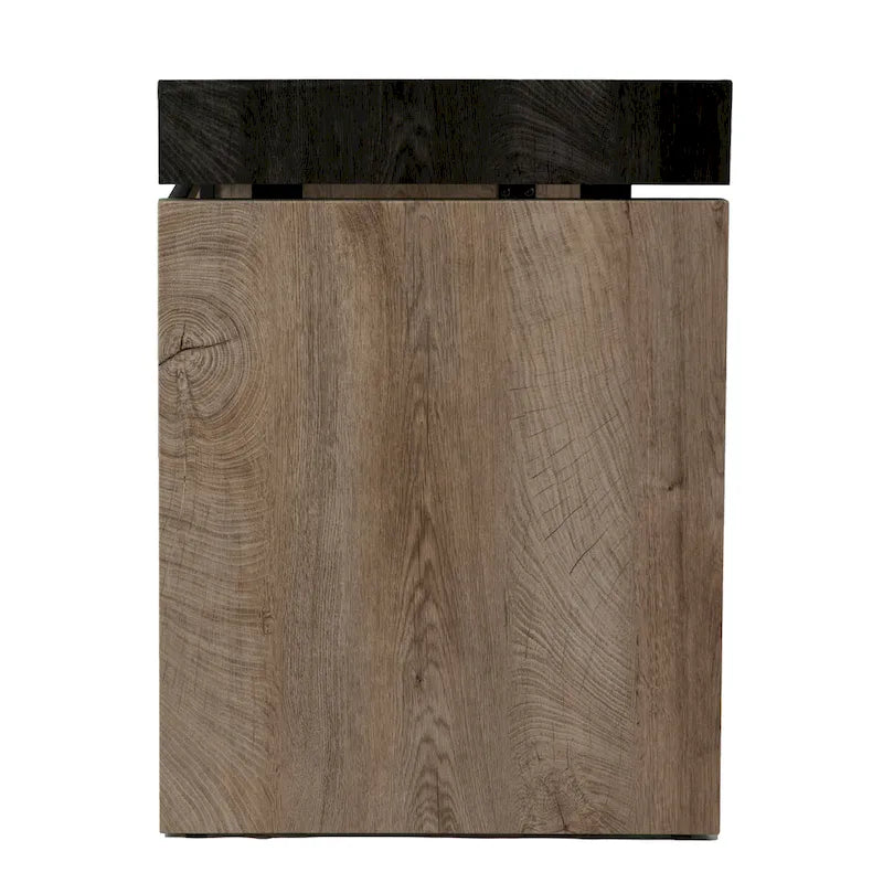 SEI Furniture Hedgefield – Bureau en bois noir de style transitionnel