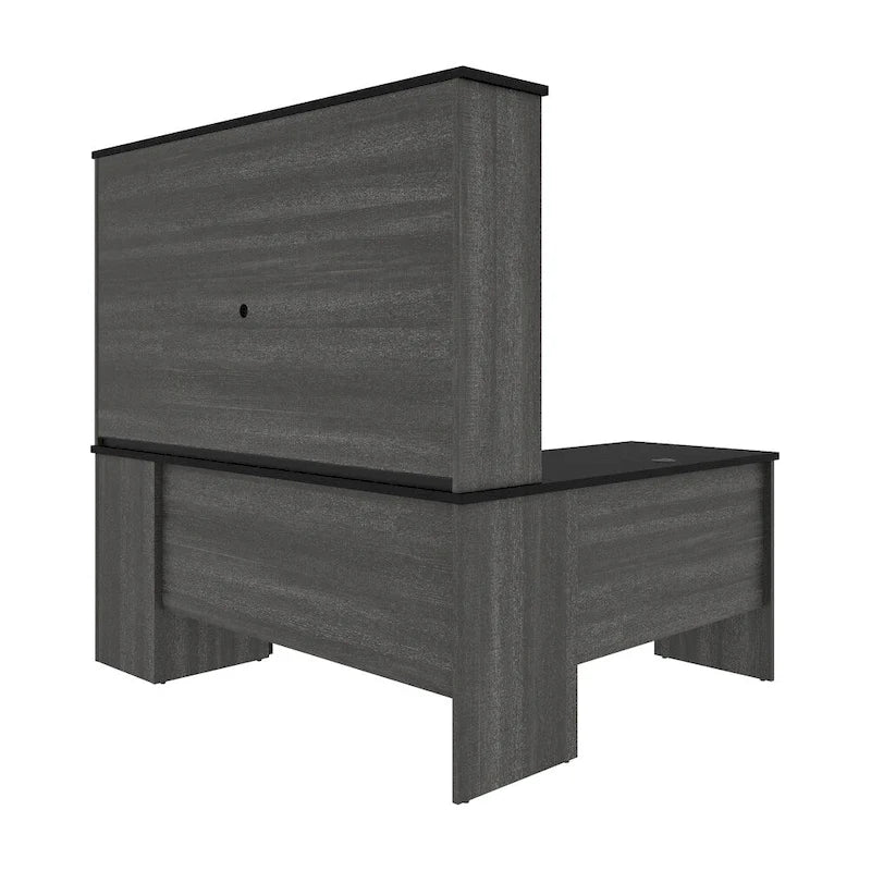 Bureau d'angle avec huche Bestar Norma