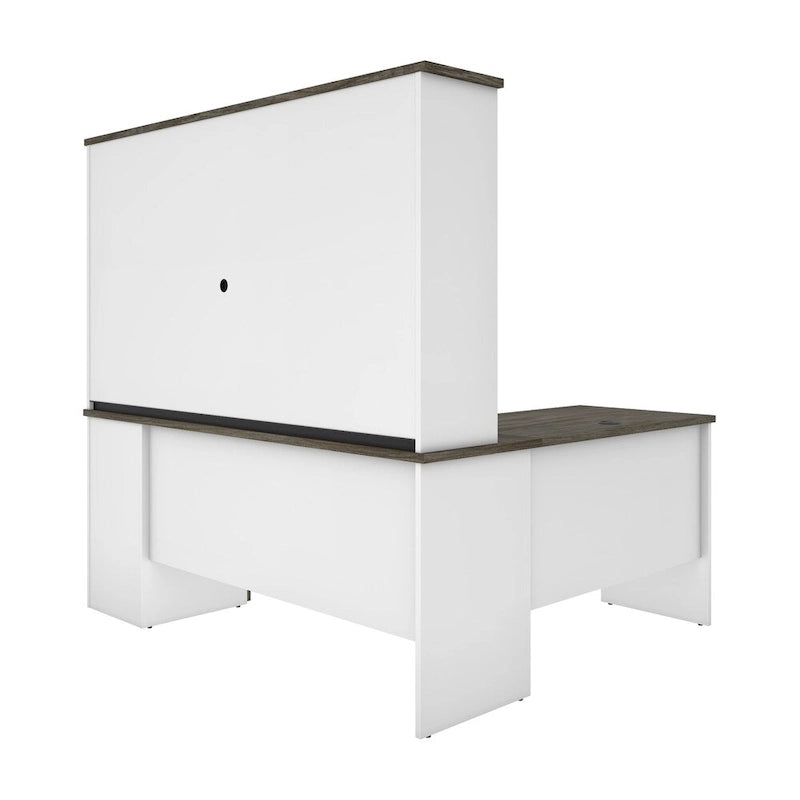 Bureau d'angle avec huche Bestar Norma