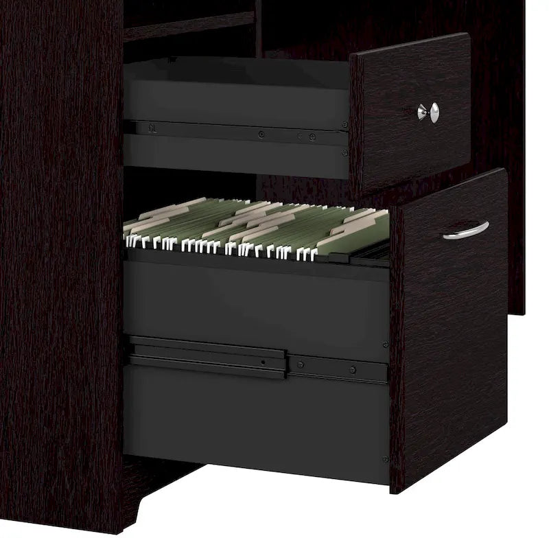Bush Furniture Cabot Bureau informatique 60W avec tiroirs et rangements