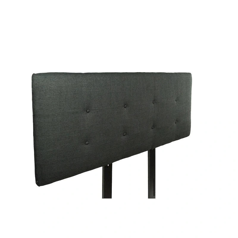 Tête de lit capitonnée Ali Allure Charcoal en tissu, de MJL Furniture