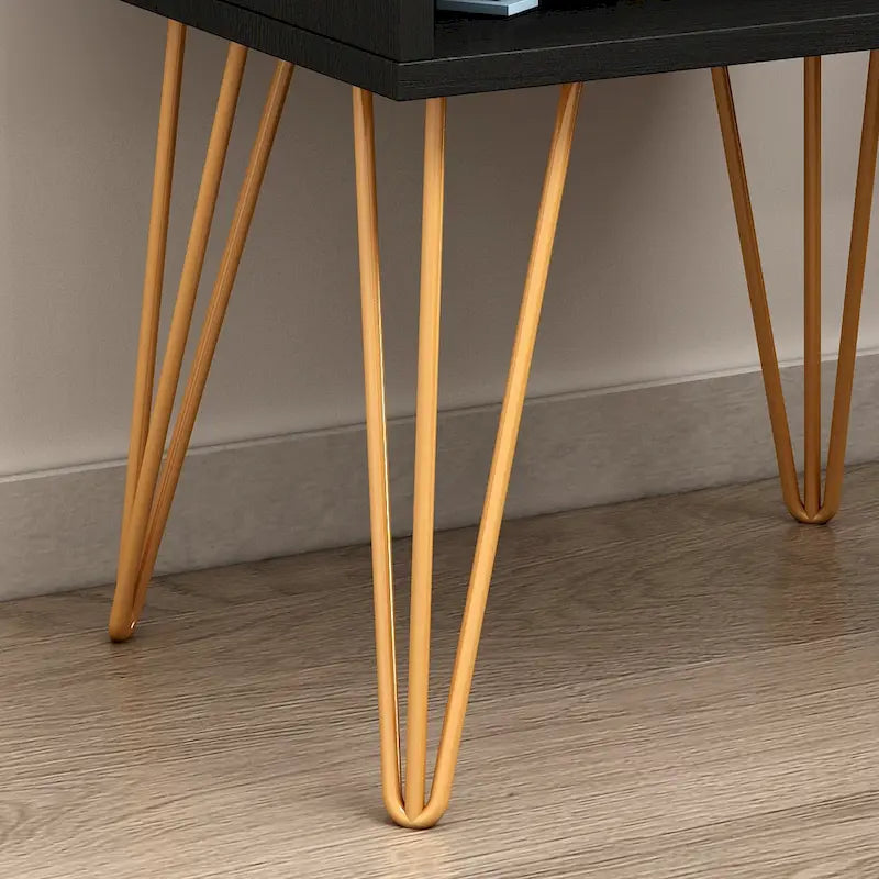 Table de chevet à 1 tiroir avec une étagère ouverte