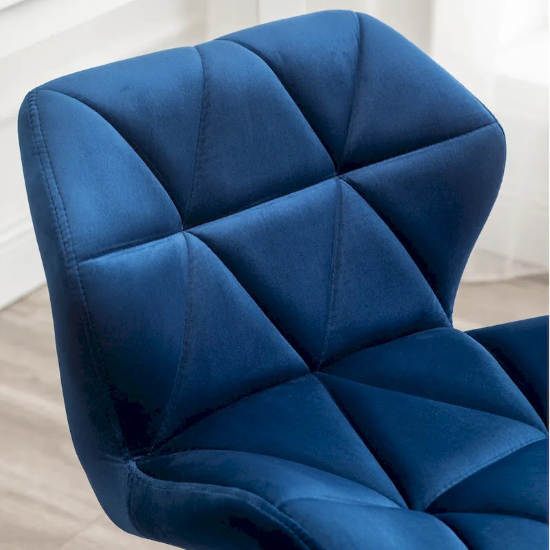 Chaise de bureau pivotante réglable Roundhill Furniture Eldon, capitonnée de losanges