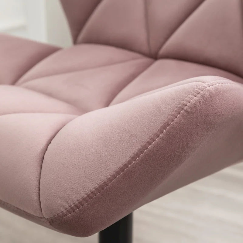 Chaise de bureau pivotante réglable Roundhill Furniture Eldon, capitonnée de losanges