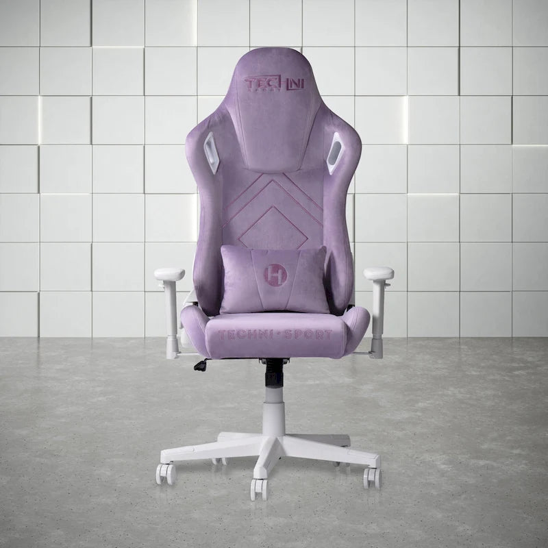 Chaise de jeu en velours à mémoire de forme