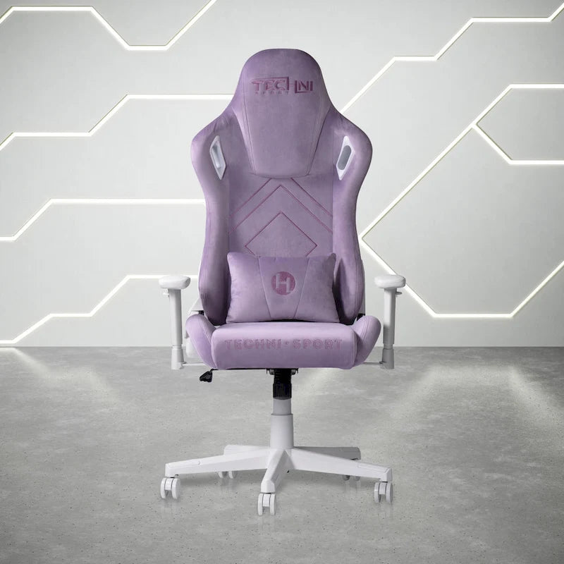 Chaise de jeu en velours à mémoire de forme