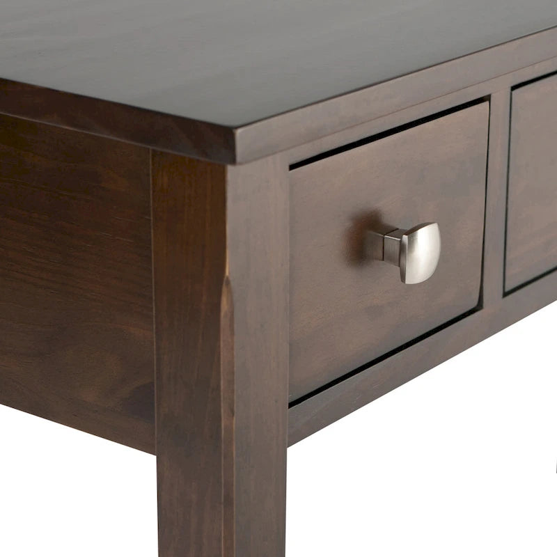 WYNDENHALL Franklin Bureau d'ordinateur contemporain en bois massif