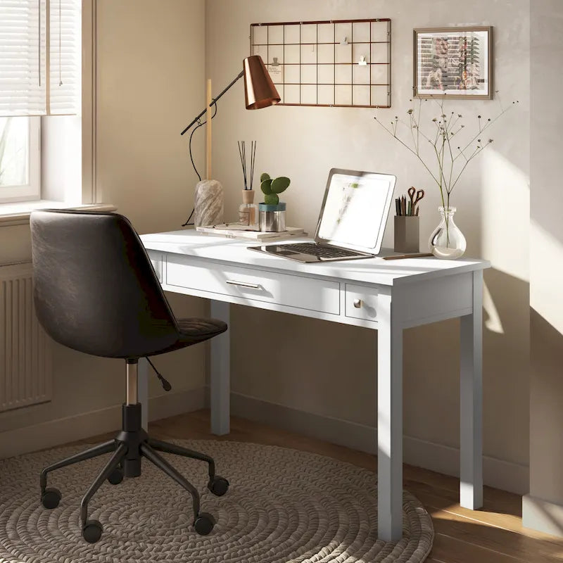 WYNDENHALL Franklin Bureau d'ordinateur contemporain en bois massif