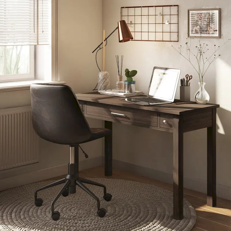 WYNDENHALL Franklin Bureau d'ordinateur contemporain en bois massif