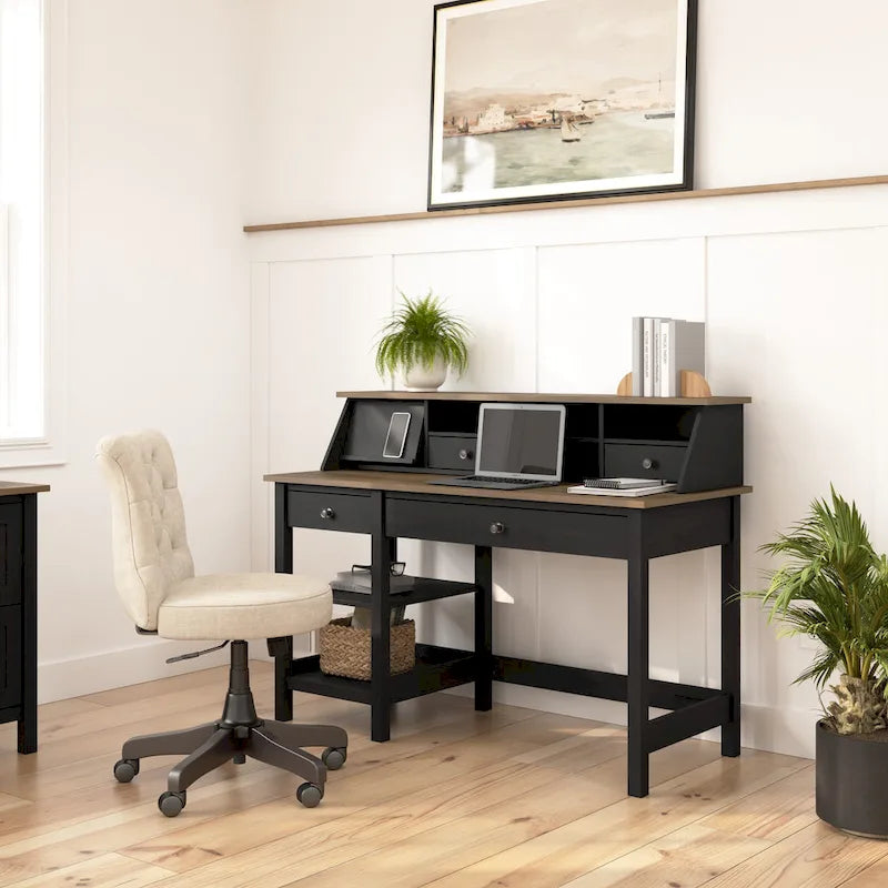 Bureau informatique Mayfield 54W avec organiseur de bureau par Bush Furniture