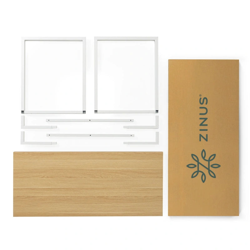Priage par ZINUS Bureau en Métal, 160 cm