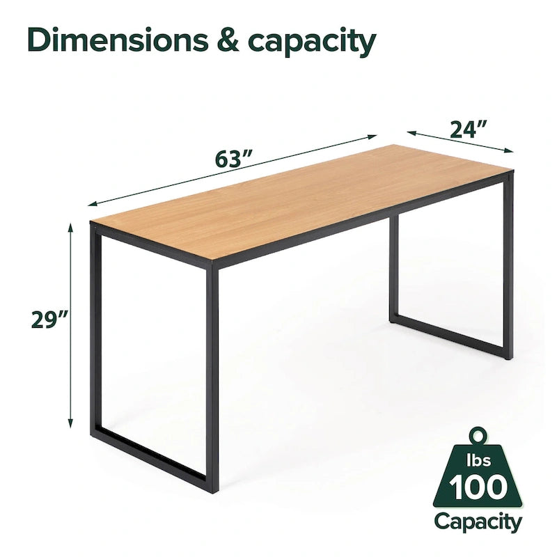 Priage par ZINUS Bureau en Métal, 160 cm