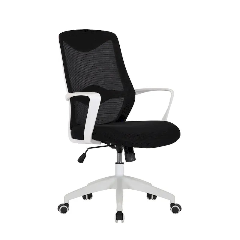 Porthos Home Casen Chaise de bureau, dossier en maille, siège réglable en hauteur