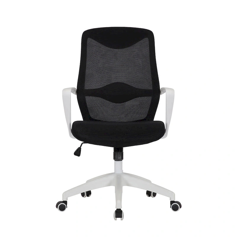 Porthos Home Casen Chaise de bureau, dossier en maille, siège réglable en hauteur