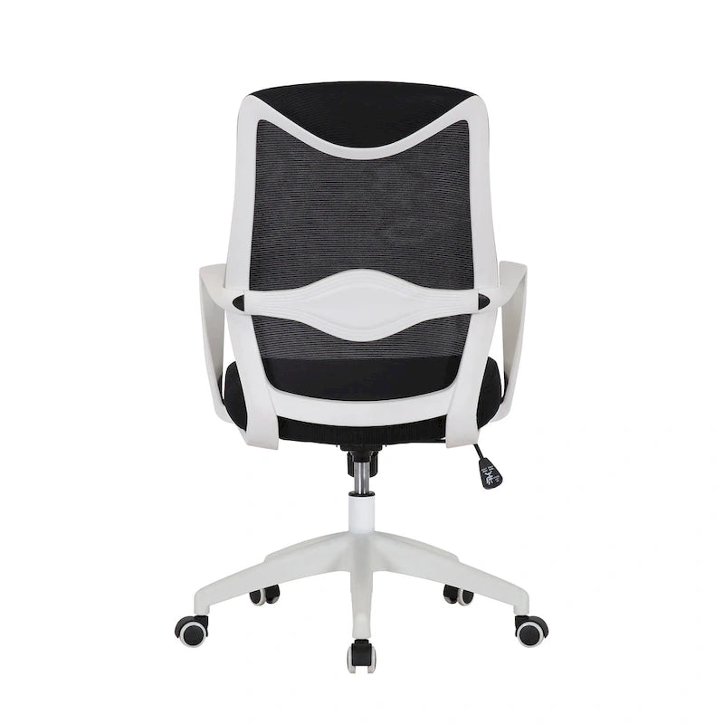 Porthos Home Casen Chaise de bureau, dossier en maille, siège réglable en hauteur