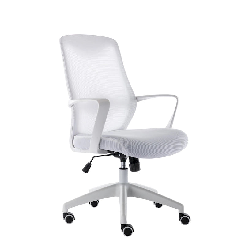 Porthos Home Casen Chaise de bureau, dossier en maille, siège réglable en hauteur