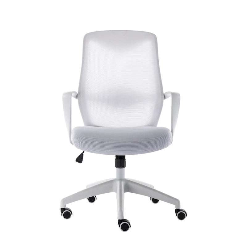 Porthos Home Casen Chaise de bureau, dossier en maille, siège réglable en hauteur
