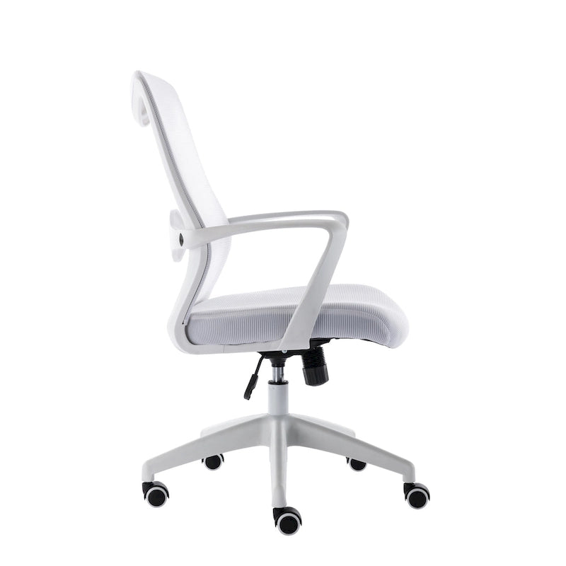 Porthos Home Casen Chaise de bureau, dossier en maille, siège réglable en hauteur