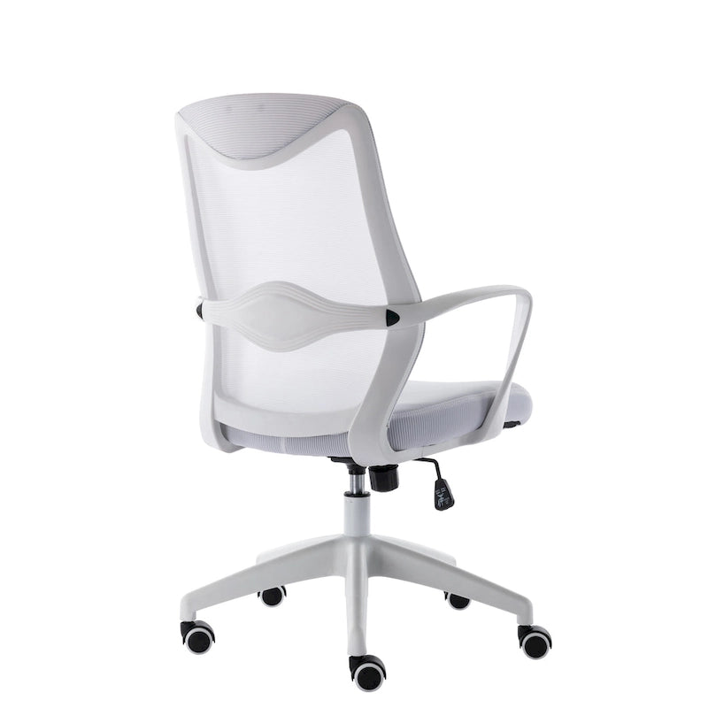 Porthos Home Casen Chaise de bureau, dossier en maille, siège réglable en hauteur