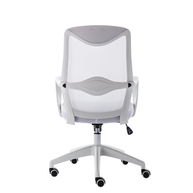 Porthos Home Casen Chaise de bureau, dossier en maille, siège réglable en hauteur