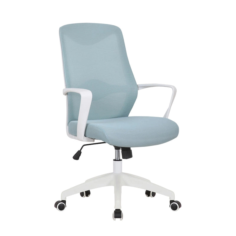 Porthos Home Casen Chaise de bureau, dossier en maille, siège réglable en hauteur