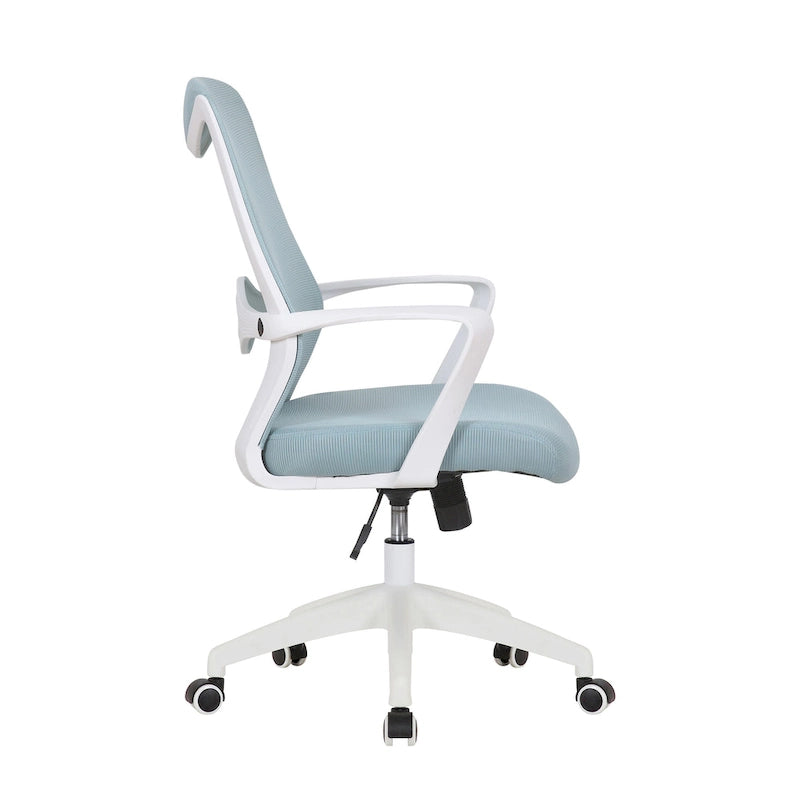 Porthos Home Casen Chaise de bureau, dossier en maille, siège réglable en hauteur