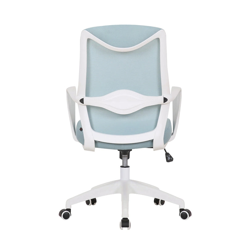Porthos Home Casen Chaise de bureau, dossier en maille, siège réglable en hauteur