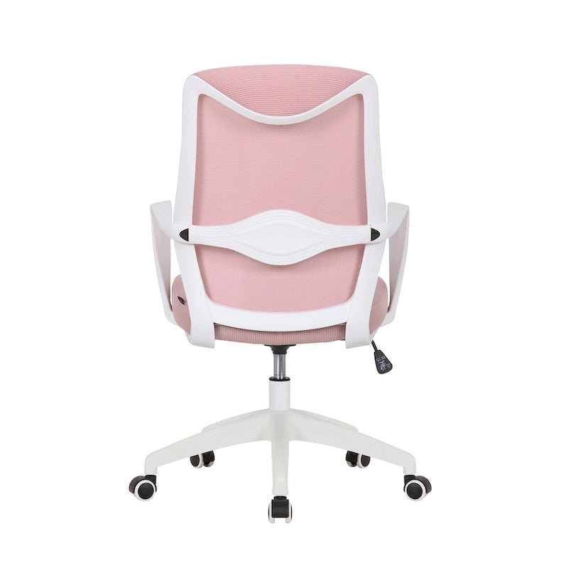 Porthos Home Casen Chaise de bureau, dossier en maille, siège réglable en hauteur