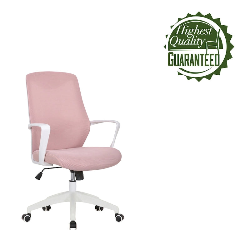 Porthos Home Casen Chaise de bureau, dossier en maille, siège réglable en hauteur