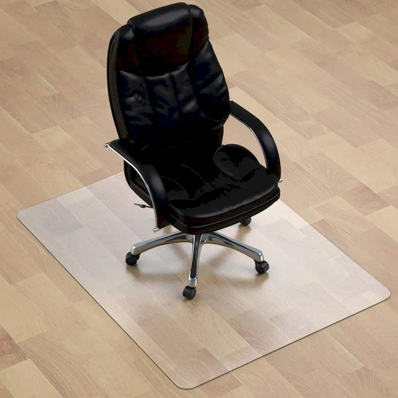 Tapis de protection transparent mat en PVC pour chaise de bureau