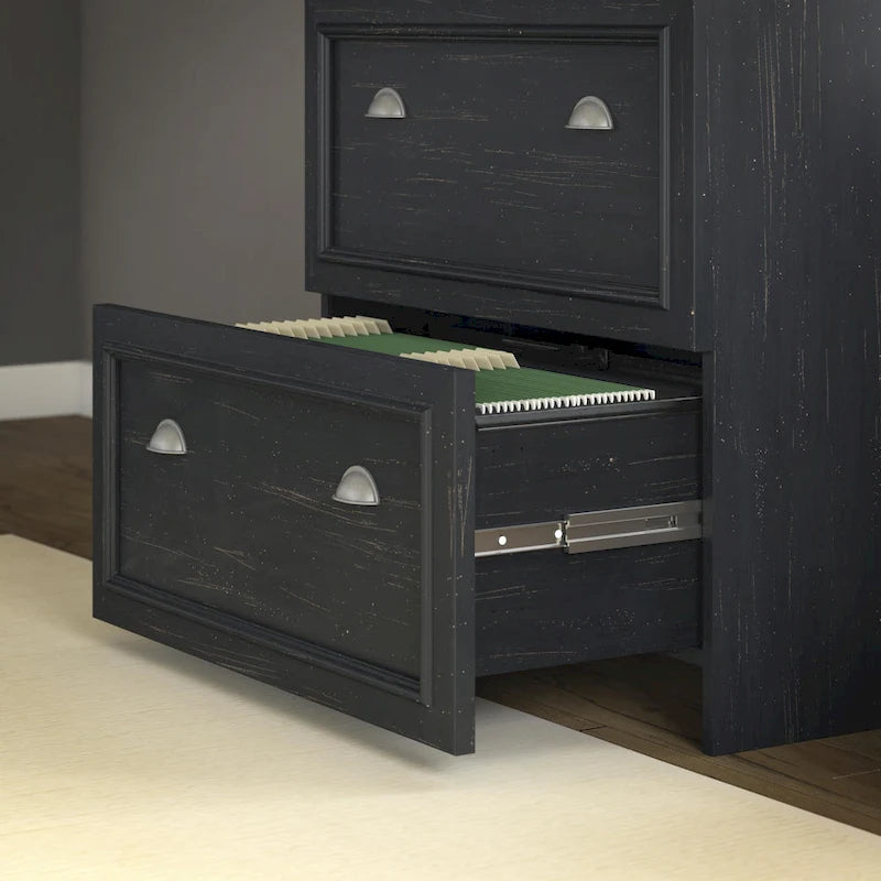 Bureau 60W Fairview avec huche et ensemble de rangement par Bush Furniture