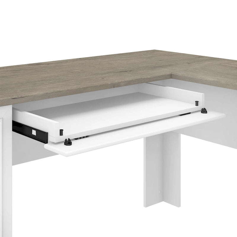 Bureau 60W Fairview avec huche et ensemble de rangement par Bush Furniture