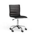 Chaise de bureau moderne Carson Carrington Lund en chrome