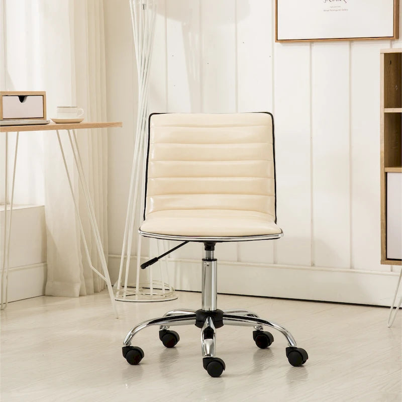 Chaise de bureau moderne Carson Carrington Lund en chrome