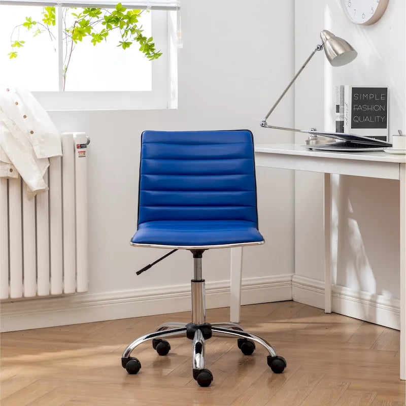 Chaise de bureau moderne Carson Carrington Lund en chrome