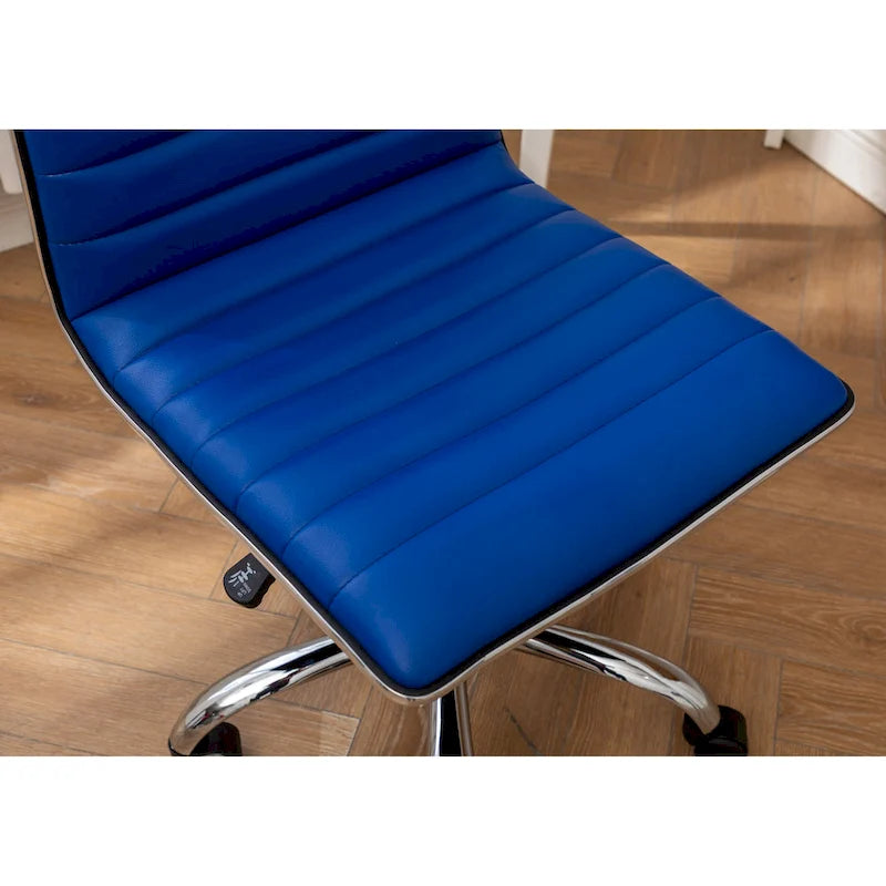 Chaise de bureau moderne Carson Carrington Lund en chrome
