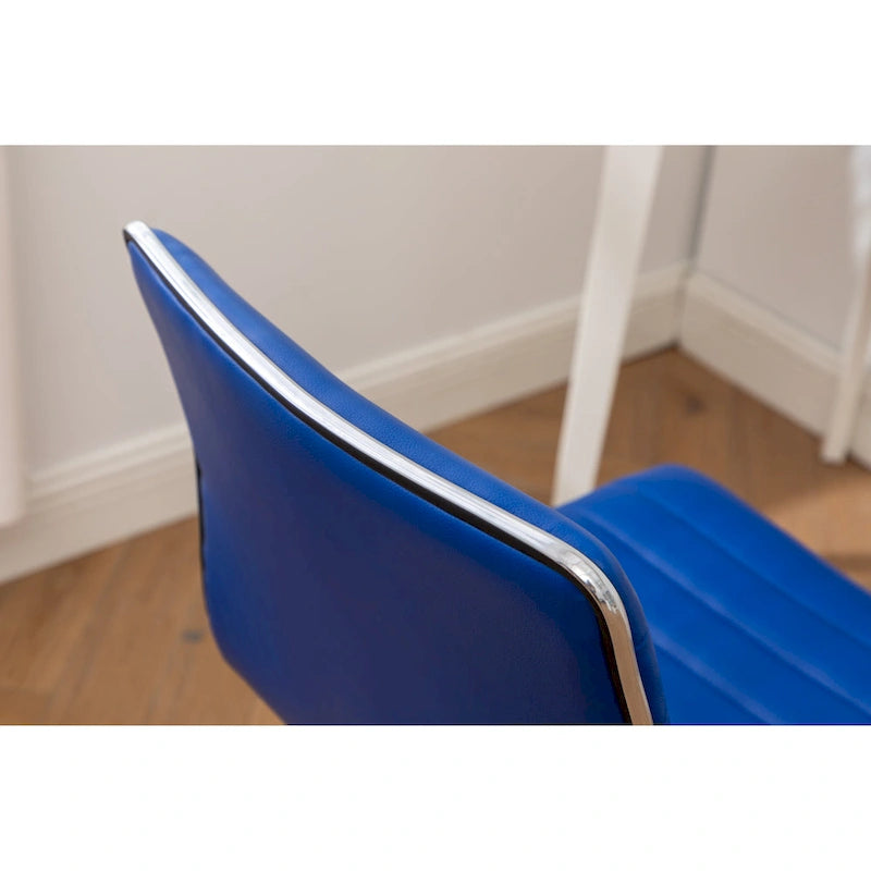 Chaise de bureau moderne Carson Carrington Lund en chrome