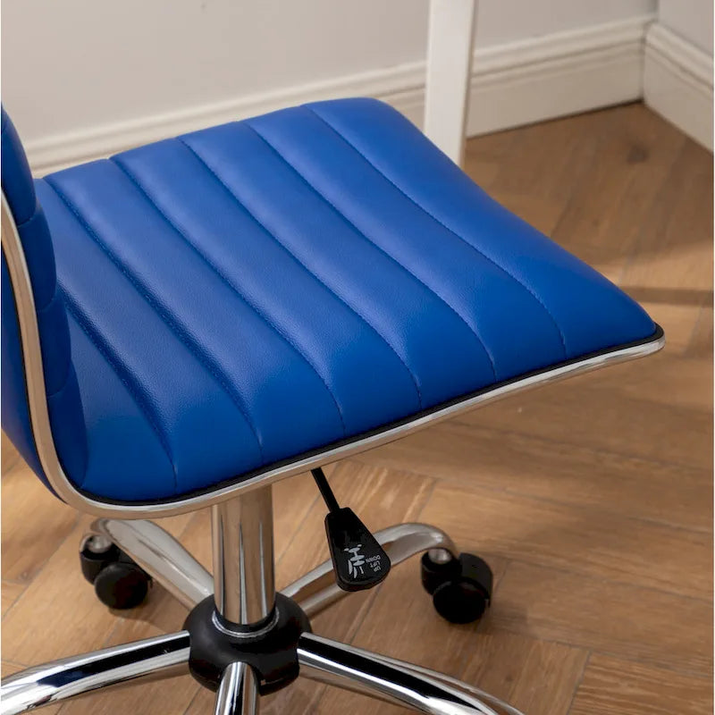 Chaise de bureau moderne Carson Carrington Lund en chrome