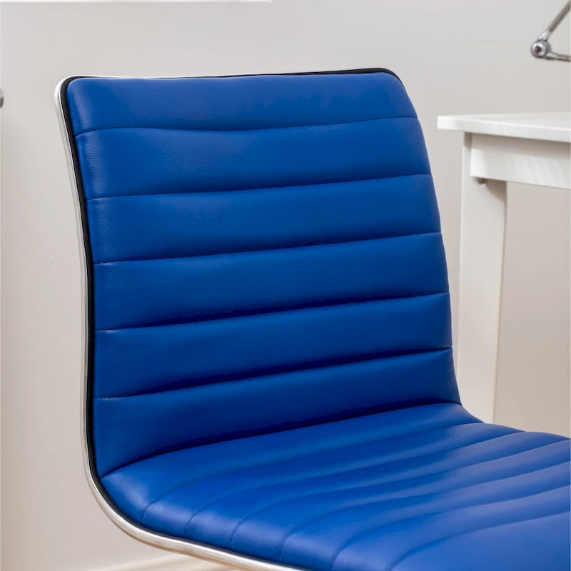 Chaise de bureau moderne Carson Carrington Lund en chrome