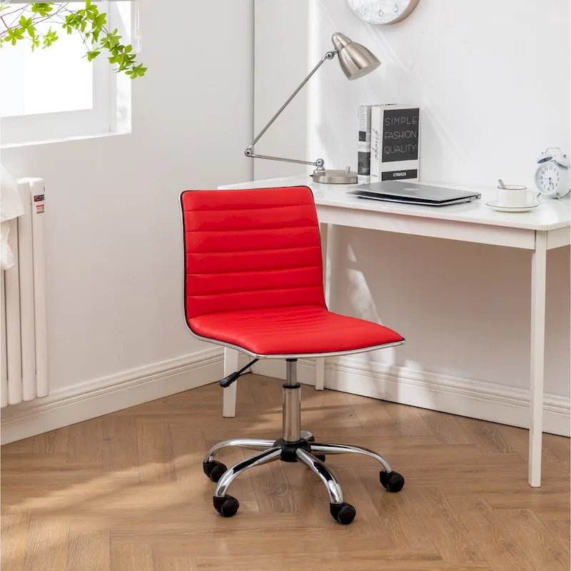 Chaise de bureau moderne Carson Carrington Lund en chrome