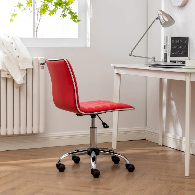 Chaise de bureau moderne Carson Carrington Lund en chrome